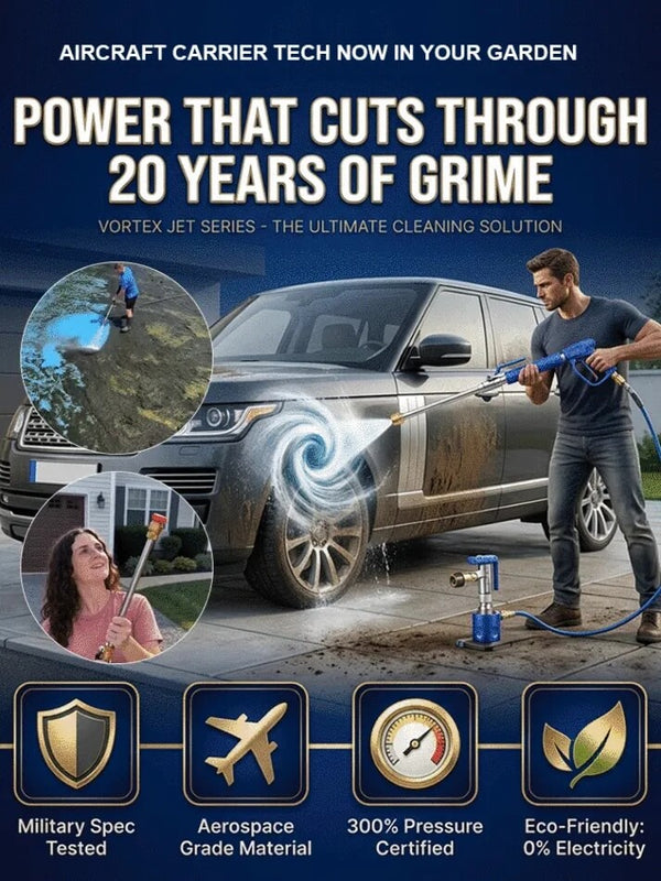 High-Pressure Cleaning Gun - Aircraft-Grade Manual Pressure Washer for Fast Stain Removal