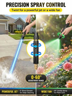 High-Pressure Water Gun - Manual Powerful Spray Cleaner for Deep Grime Removal