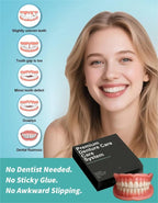 High-Quality Denture Set - Buy 1 Get 1 Free Comfortable Replacement Teeth Kit