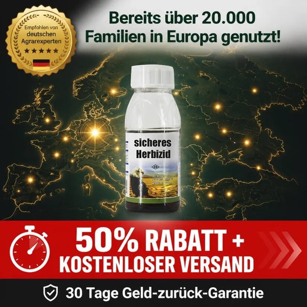 Hohenheim Research Organic Weed Killer - 100% Glyphosate-Free Year-Long Weed Protection
