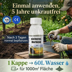 Hohenheim Research Organic Weed Killer - 100% Glyphosate-Free Year-Long Weed Protection