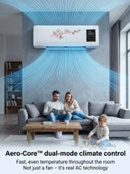 Hot & Cold Wall-Mounted Air Conditioner - Home Heating and Cooling System