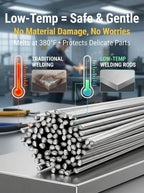 Industrial-Grade Welding Repair Rods - Permanent Sealing & Leak Repair Solution