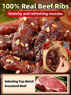 Inner Mongolia Air-Dried Beef Tendons - Grassland Specialty Chewy High-Protein Snack