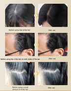 Instant Gray Hair Cover Stick - Waterproof Sweatproof Plant-Based Hair Color Solution
