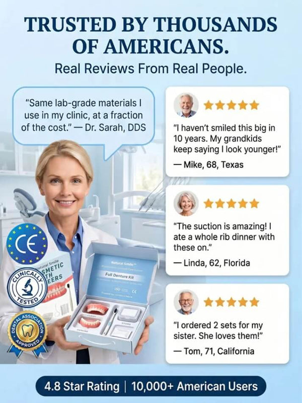 Instant Smile Veneers - Hollywood-Style Cosmetic Teeth Covers in Seconds