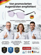 Jenaer Optik Intelligent Photochromic Reading Glasses - No Eye Test Required Smart Adaptive Eyewear
