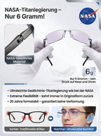 Jenaer Optik Intelligent Photochromic Reading Glasses - No Eye Test Required Smart Adaptive Eyewear