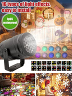 LED Energy-Saving Christmas Lamp - Colorful Holiday Atmosphere Scene Light