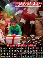 LED Energy-Saving Christmas Lamp - Colorful Holiday Atmosphere Scene Light