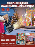 LED Energy-Saving Christmas Lamp - Colorful Holiday Atmosphere Scene Light