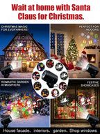 LED Energy-Saving Christmas Lamp - Colorful Holiday Atmosphere Scene Light