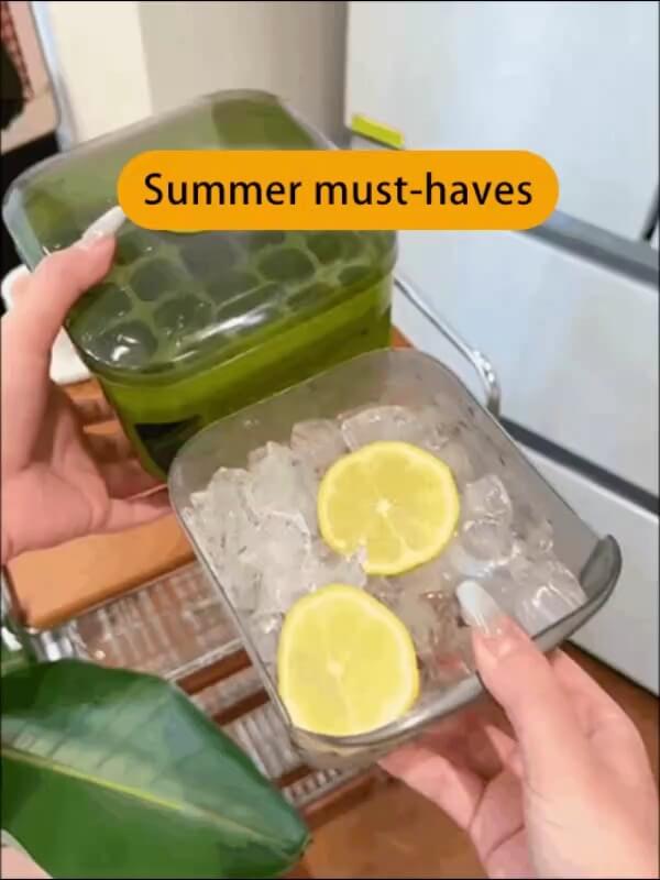 Large Capacity Ice Maker - Hands-Free Quick Ice Making Machine for Home & Parties
