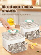 Large Capacity Ice Maker - Hands-Free Quick Ice Making Machine for Home & Parties