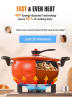 Large Capacity Pressure Cooker - Multi-Purpose Cooking Pot