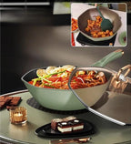 Lava Rock Octagonal Pot - Durable Non-Stick Multi-Purpose Cookware Pan