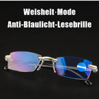 Lightweight Progressive Reading Glasses - Blue Light Filter Eyewear for Seniors