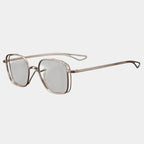 Luxury Pure Titanium Men's Glasses - Fashionable Double Gold-Line Frame Eyewear
