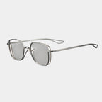 Luxury Pure Titanium Men's Glasses - Fashionable Double Gold-Line Frame Eyewear