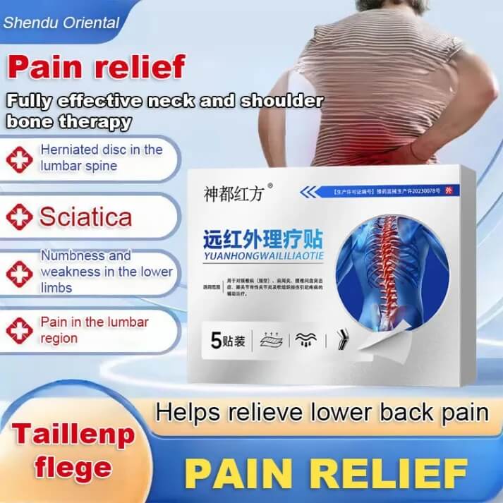 Magnetic Therapy Patch - Pain Relief for Neck, Back & Joints (Drug-Free Support)