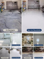 Marble-Effect Self-Leveling Floor Coating - Durable Decorative Surface Finish for Floors