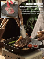 Masterclass Steak Pan - Professional Non-Stick Grill Pan for Perfect Searing