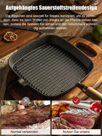 Masterclass Steak Pan - Professional Non-Stick Grill Pan for Perfect Searing