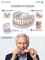 Medical-Grade Silicone Dental Veneers - Invisible Comfort-Fit Cosmetic Teeth Covers Crafted by Zurich Dental Experts