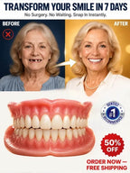 Medical-Grade Silicone Teeth Veneers - Thermoplastic Removable Cosmetic Dental Cover Set