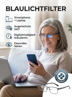 Munich Optics Autofocus Reading Glasses - Smart Adjustable Vision Eyewear (0–1000°)