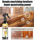 Natural Beeswax Furniture Refurbishing Spray - Restore & Shine Wood Surfaces Instantly