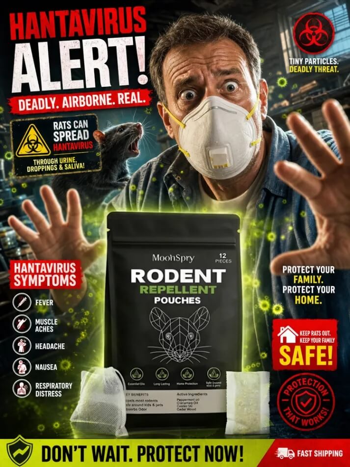 Natural Rat Repellent Sachets - Plant-Based 48-Hour Rodent Control