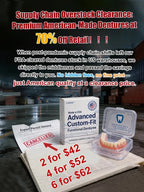 Naturally Fitted Full-Cover Cosmetic Dentures - Comfortable Natural-Looking False Teeth