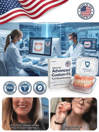 Naturally Fitted Full-Cover Cosmetic Dentures - Comfortable Natural-Looking False Teeth