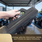 One-Piece Silicone Car Wiper Blade - Carbon Fiber Style Paint-Safe All-Weather Windshield Cleaner