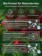 Organic Cherry Fertilizer - Growth-Promoting Plant Nutrient Formula for Healthier Trees & Higher Yields