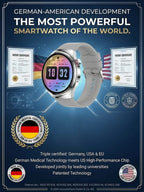 Pain-Free Health Tracker - 99.9% Precision with German Tech & US Chip