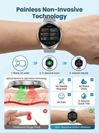 Pain-Free Health Tracker - 99.9% Precision with German Tech & US Chip