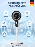 Pedestal Fan – Ultra-Quiet Air Circulation