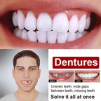 Perfect Smile Denture Set - Instant White, Natural-Looking Teeth