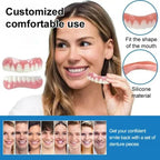 Perfect Smile Denture Set - Instant White, Natural-Looking Teeth