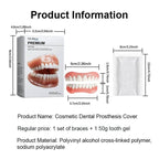Perfect Smile Denture Set - Instant White, Natural-Looking Teeth