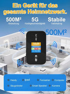 Personal Mobile WiFi Hotspot - Ultra-Fast WiFi 6 Router for On-the-Go Connectivity