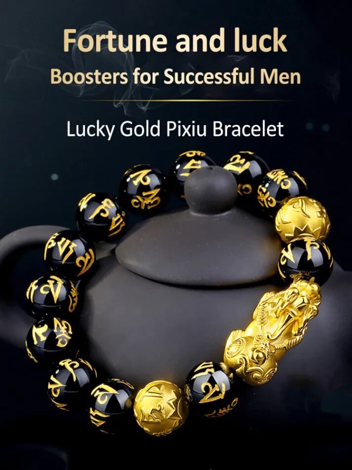 Pixiu Lucky Bracelet - Traditional Wealth & Protection Charm Jewelry