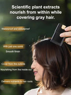 Plant-Based Hair Dye Stick - Instant Gray Coverage & Quick Touch-Up Color Stick