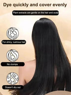 Plant-Based Hair Dye Stick - Instant Gray Coverage & Quick Touch-Up Color Stick