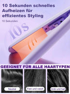Portable 2-in-1 Hair Straightener & Curling Iron - Compact Styling Tool for Anywhere Use