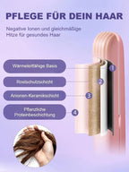 Portable 2-in-1 Hair Straightener & Curling Iron - Compact Styling Tool for Anywhere Use