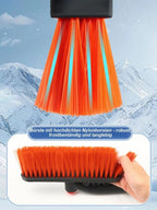 Portable Folding Snow Shovel - Compact Telescopic Winter Snow Removal Tool