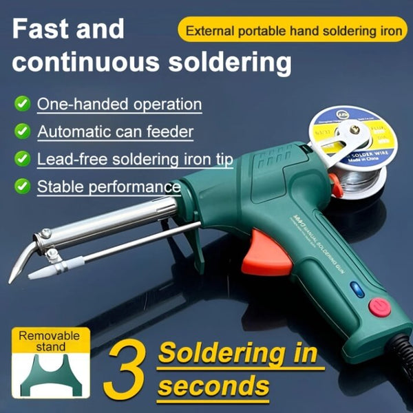 【Portable Handheld Soldering Gun For Home Use】Cut, Weld, Remove Rust Fast, With Strength Increased By Three Times!
